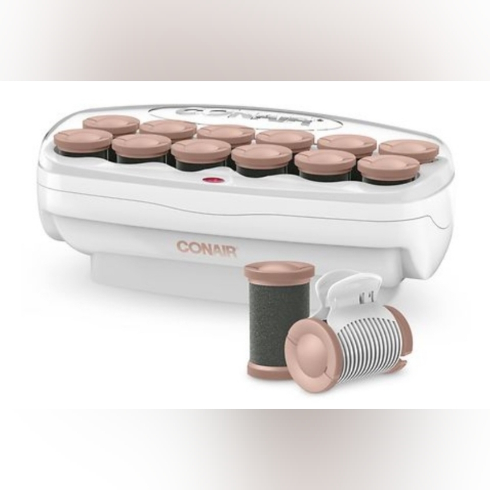 New Conair Xtreme Big Curls Hot Rollers with Bonus Metal & Super Clips 1 set